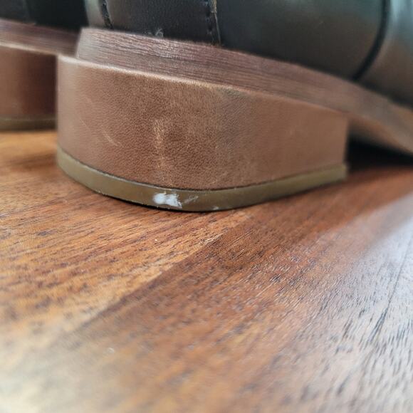 Sarto Nemi Black Leather Zip Up  Booties  Size 6.5 - Picture 10 of 14